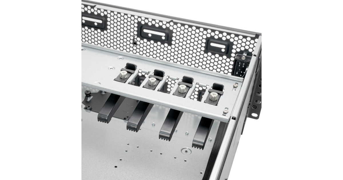 SilverStoneRM4A rack behuizing  (Zwart | 4U | USB-C)