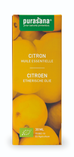 Purasana Etherische Olie Citroen 30ML