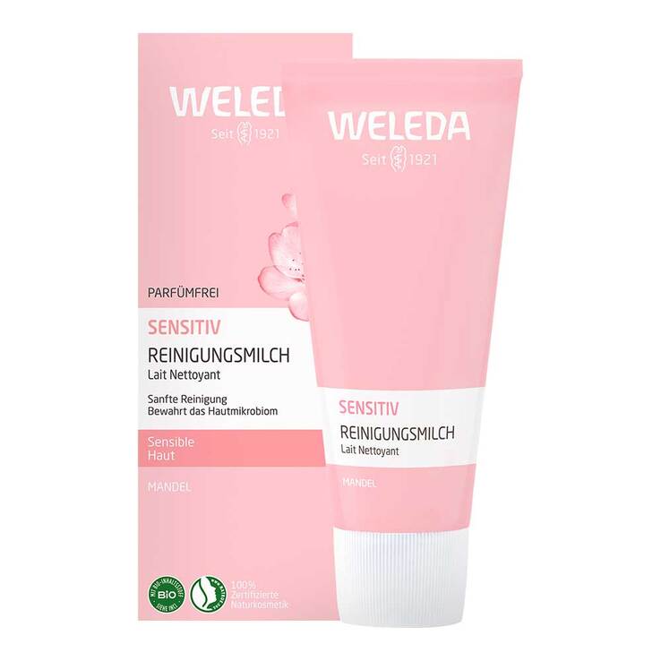 Weleda Mandel Sensitiv Reinigungsmilch, 75 ml