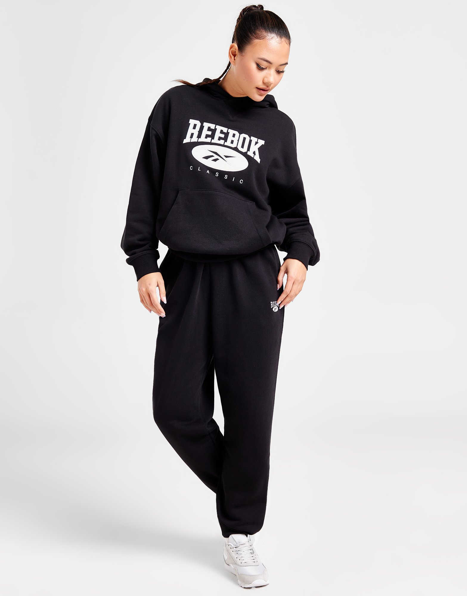 Reebok Sweat à Capuche Classic Logo Femme