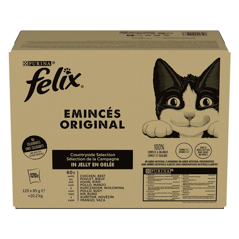 Jumbopack Felix  lot mixte Sélection 120 x 85 g