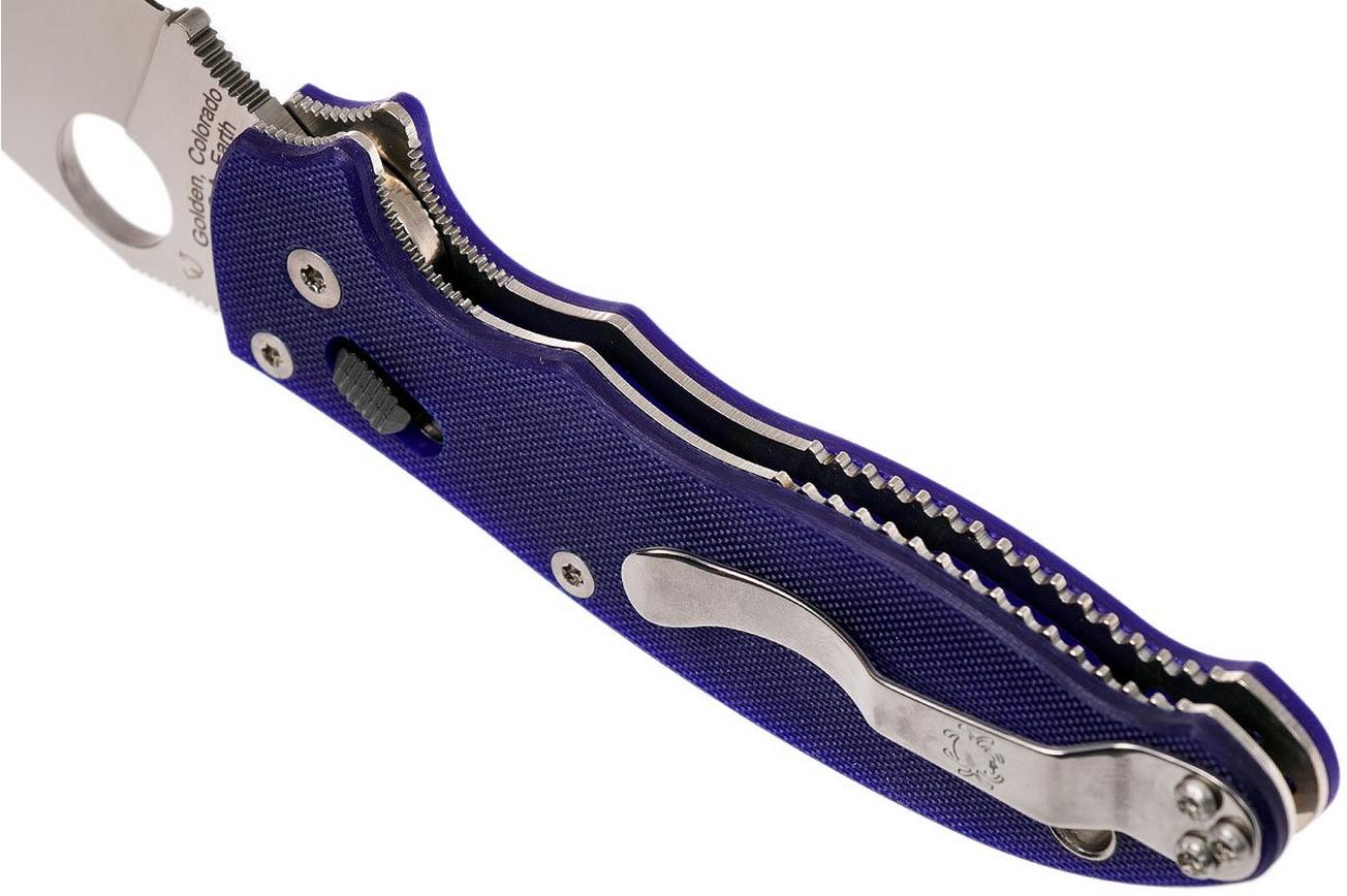 Spyderco Manix 2 S110V Dark Blue C101GPDBL2 zakmes