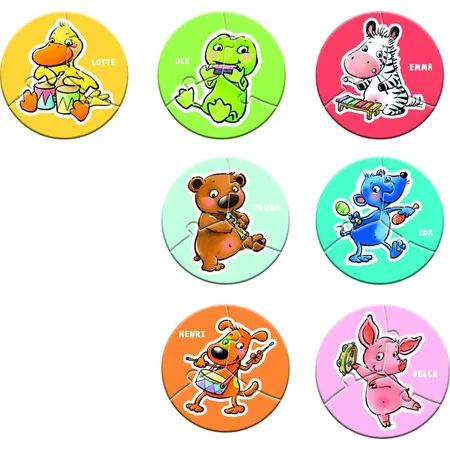 Die Spiegelburg Puzzle-Set - Die Lieben Sieben (7x3 Teile)