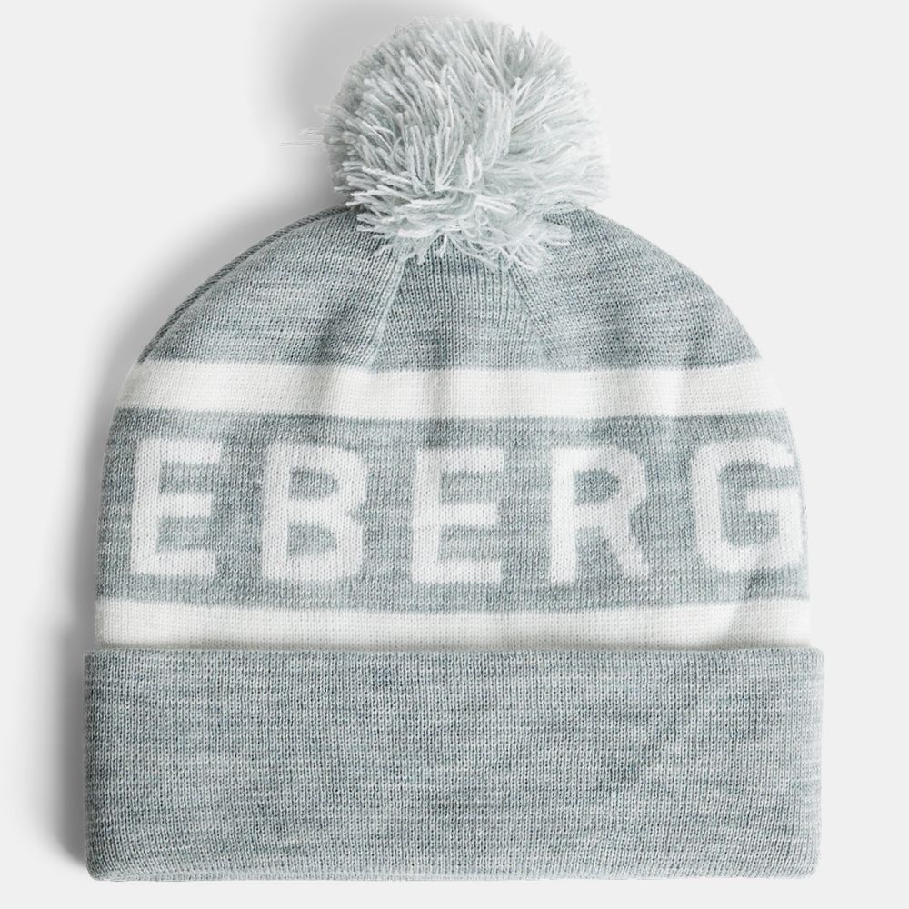 Stripe Beanie Grå