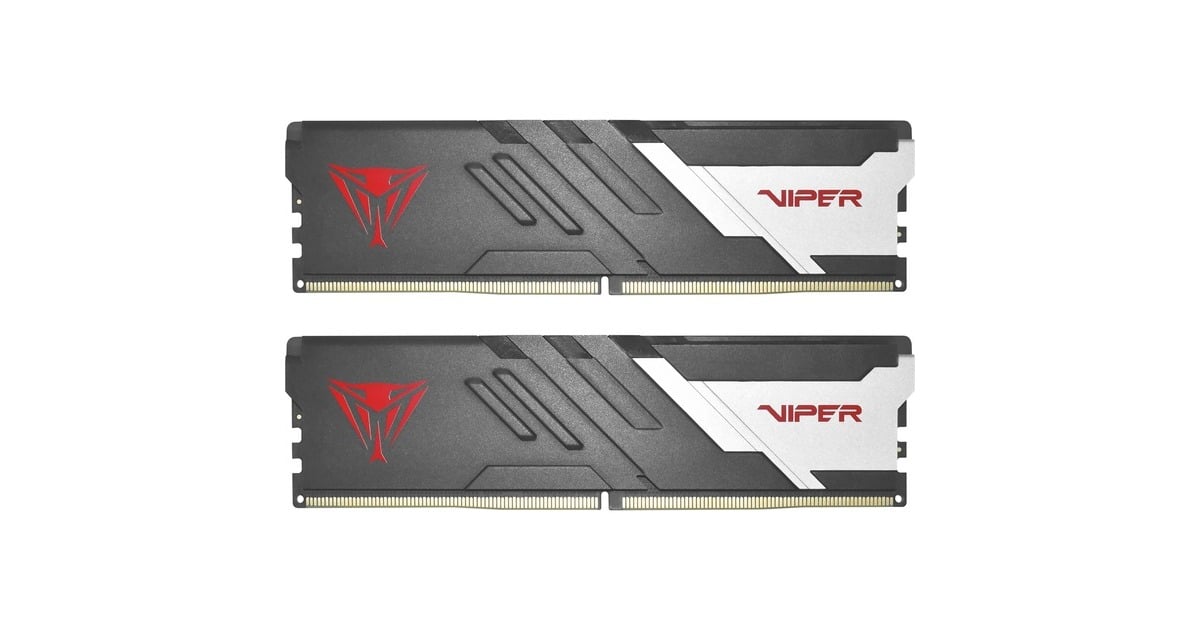 Patriot32 GB DDR5-6000 (2x 16 GB) Dual-Kit werkgeheugen  (Zwart, PVV532G600C30K, Viper Venom, XMP 3.0, EXPO)