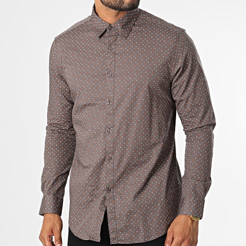 Chemise Manches Longues 7717 Marron