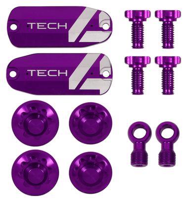Kit de Customisation pour freins Hope Tech 4 E4 Violet