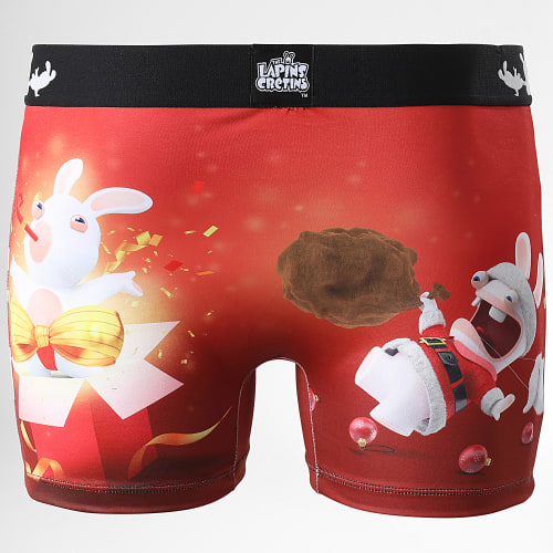 Boxer Lapins Cretins Gift Orange