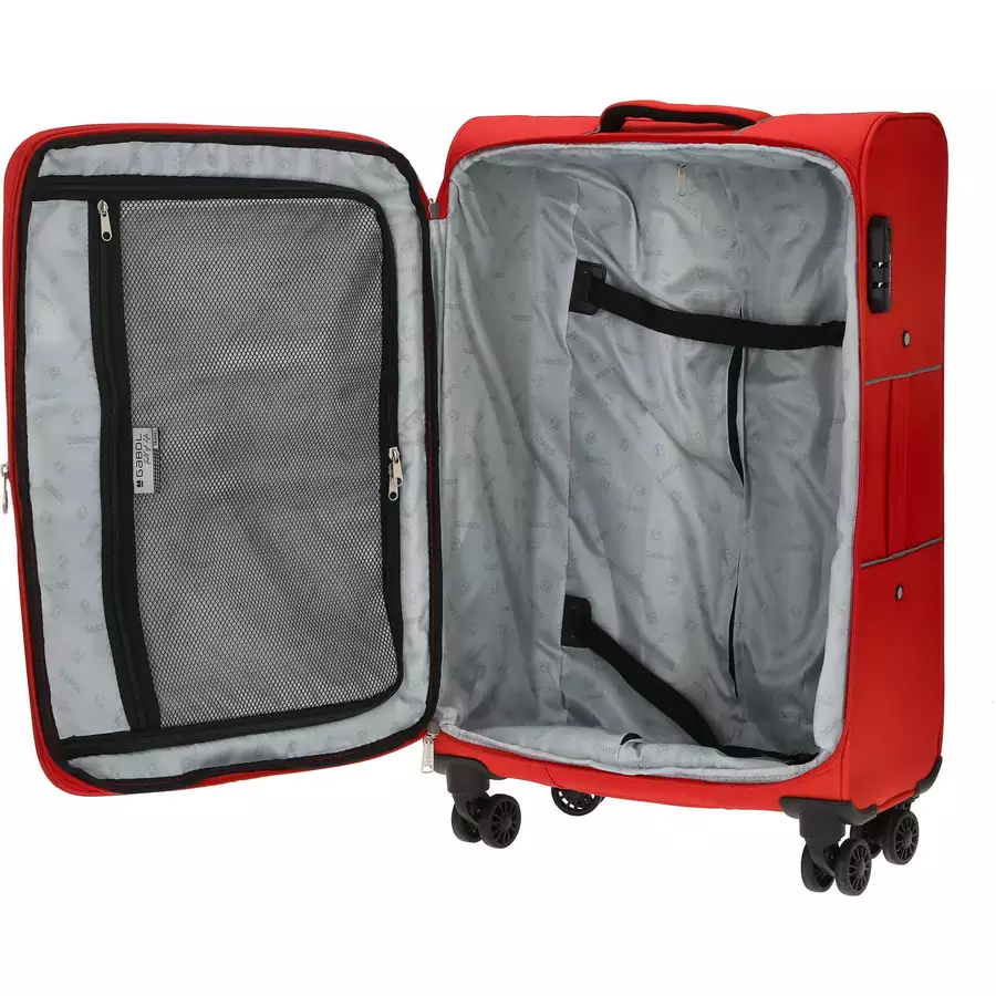 Gabol Lisboa - 4-Rollen-Trolley 67 cm M red