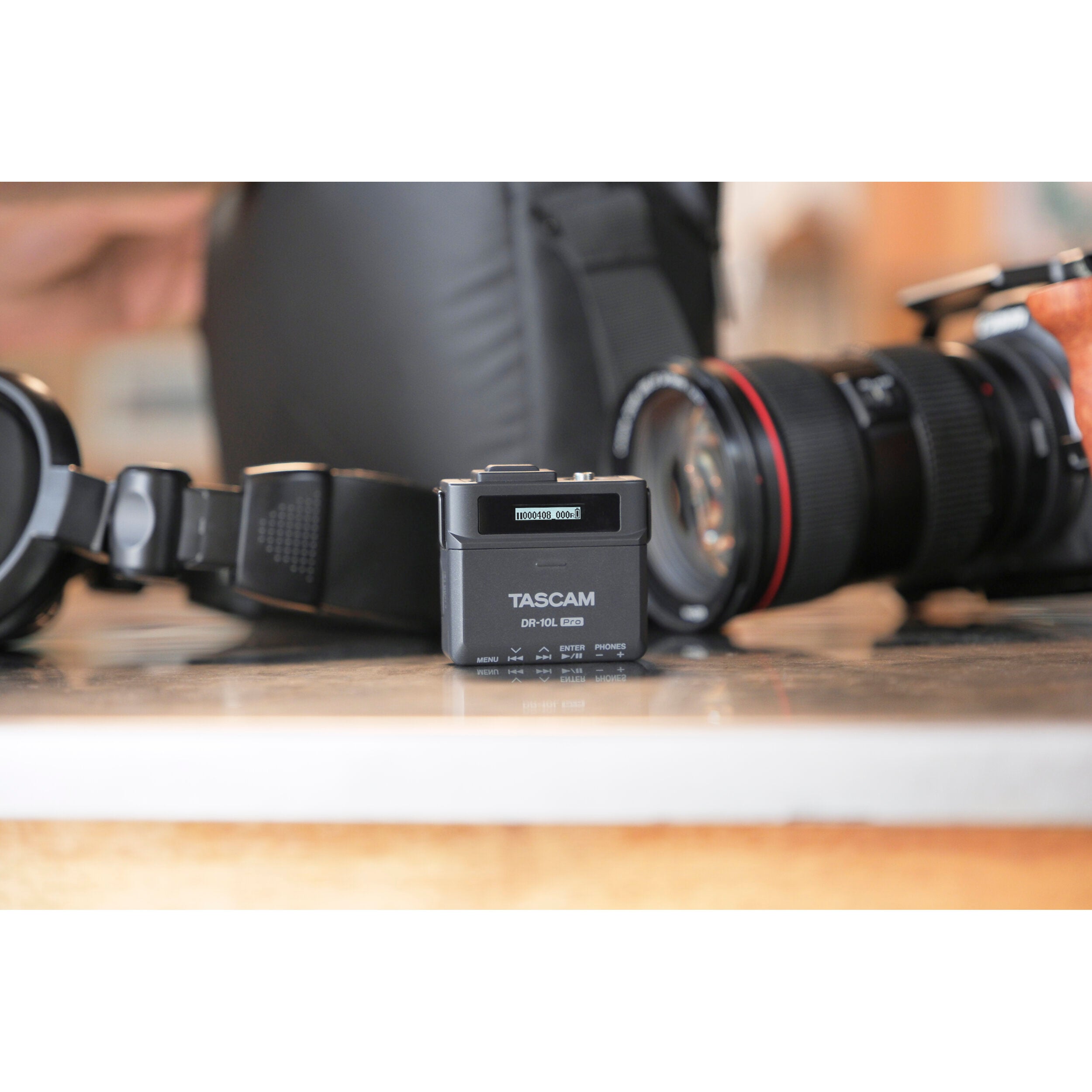 Tascam DR-10L Pro digitale audiorecorder en lavalier combo