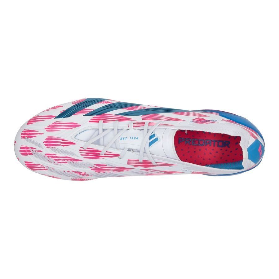 adidas Predator Elite FG Reemergence - Blanc/Bleu/Rose