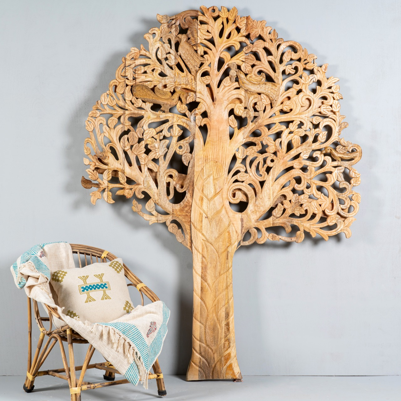 Houten muur Panel Tree #1