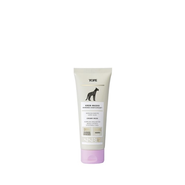 YOPE Schützende und pflegende Crememaske für die Hände, cremiger musk 50 ml