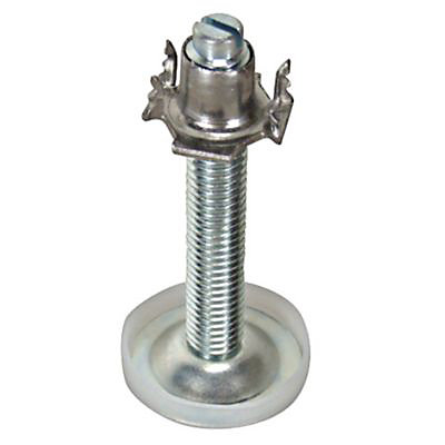 Vérin en acier + écrou + embout Evoludis H. 70 mm ø30
