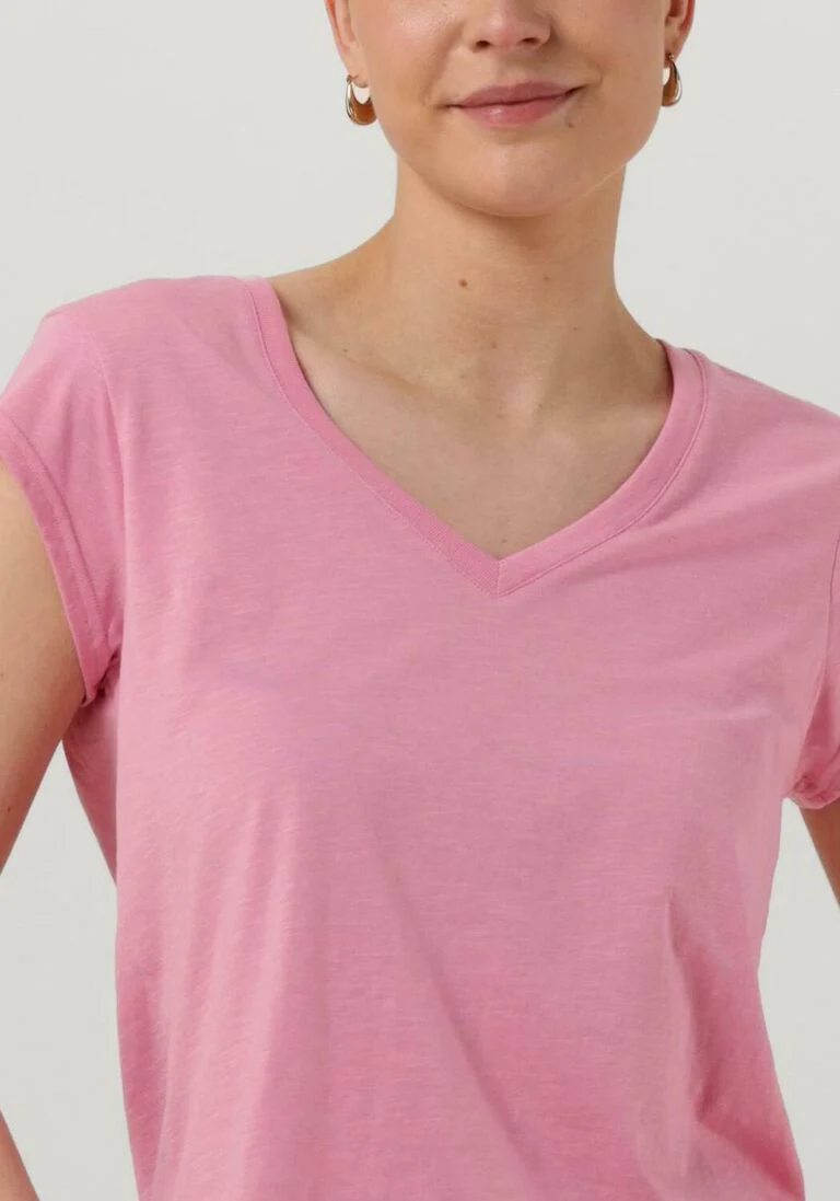 CC HEART roze cc heart t-shirt basic v-neck t-shirt