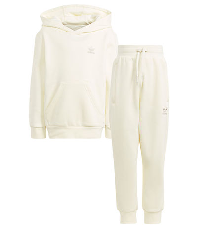 adidas Originals Sweatset - Hoodie Satz - Creme