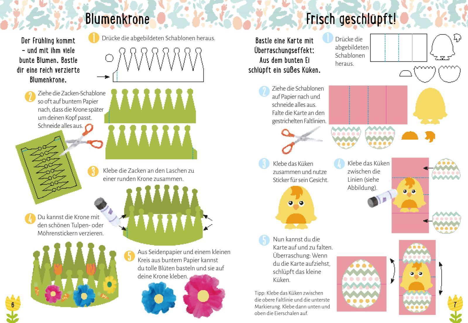 Bastelset für Kinder: Kreatives Bastelset: Ostern