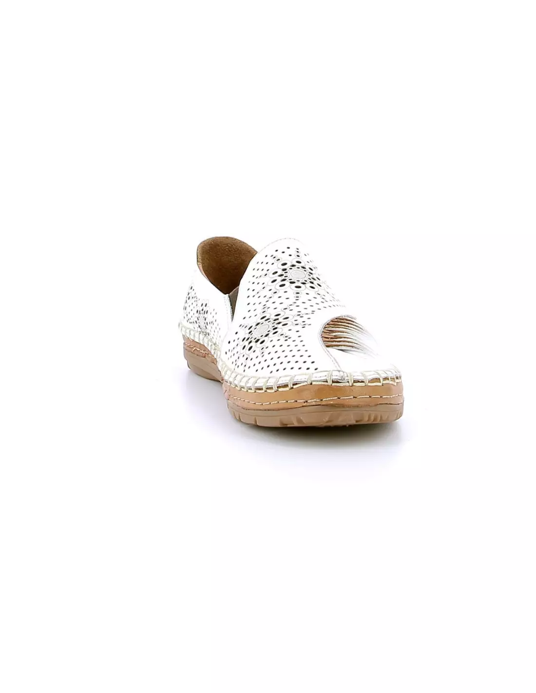 PINOS - Mocassins & bateaux White