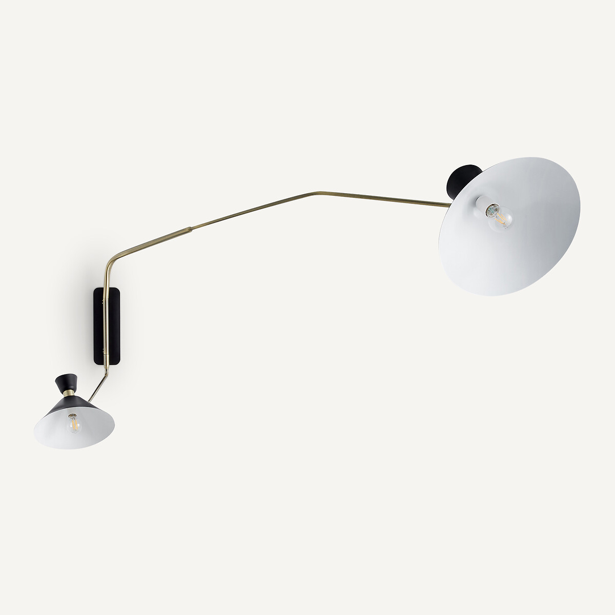 AM.PM<br>Luminária de parede dupla XL em latão envelhecido, Zoticus