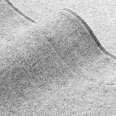 Vorhang leichter Tuchloden, Hellgrau, Länge 220 cm