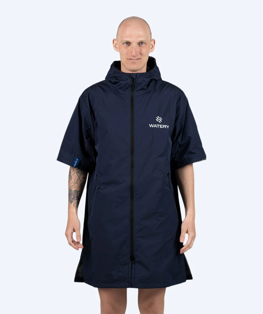 Watery Surf poncho - Waterproof - Mørkeblå
