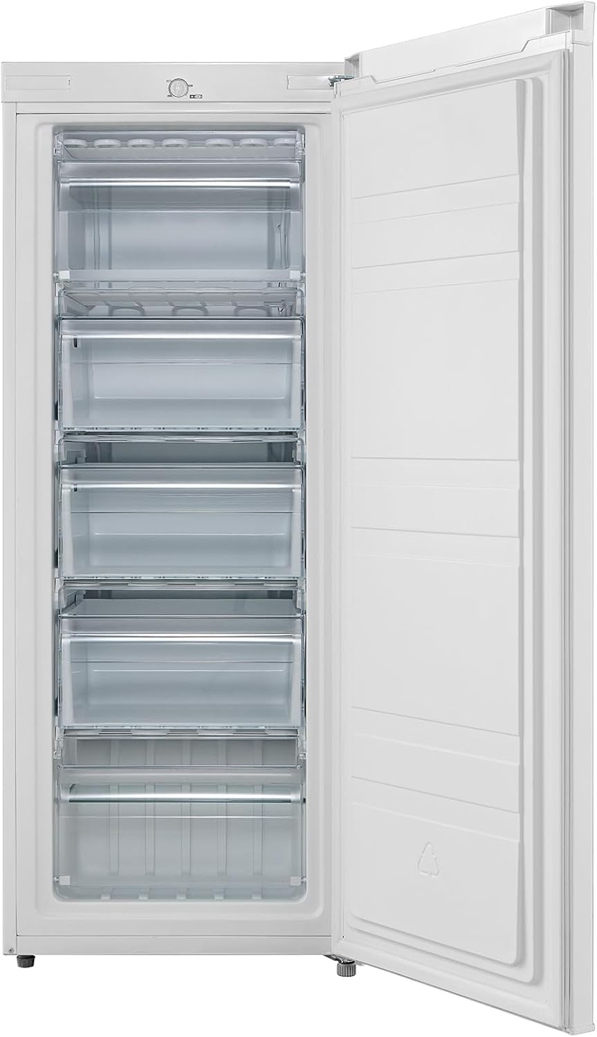 RCU160WH2(E) Gefrierschrank/142cm hoch/160L Gefrierteil/183 kWh/Jahr/Türanschlag wechselbar/Hochwertiger GMCC-Kompressor/Temperaturregelung/Verstellbare Standfüße/Weiß