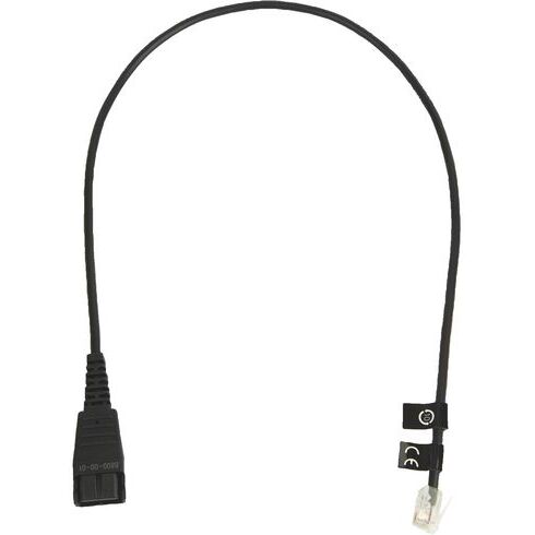Cordon droit standard Jabra QD 0,5 m