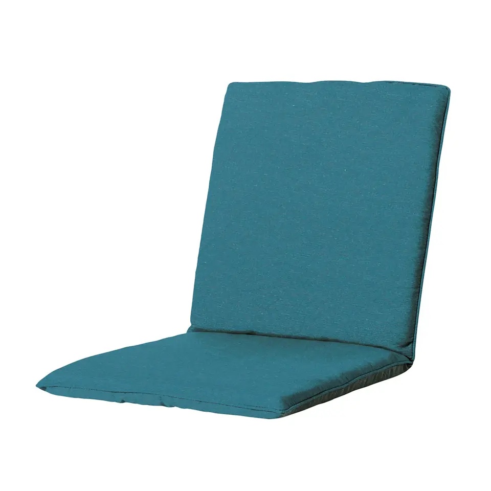 Madison - Stapelstoelkussen Panama sea blue - Ca. 97x49 cm - Set van 4