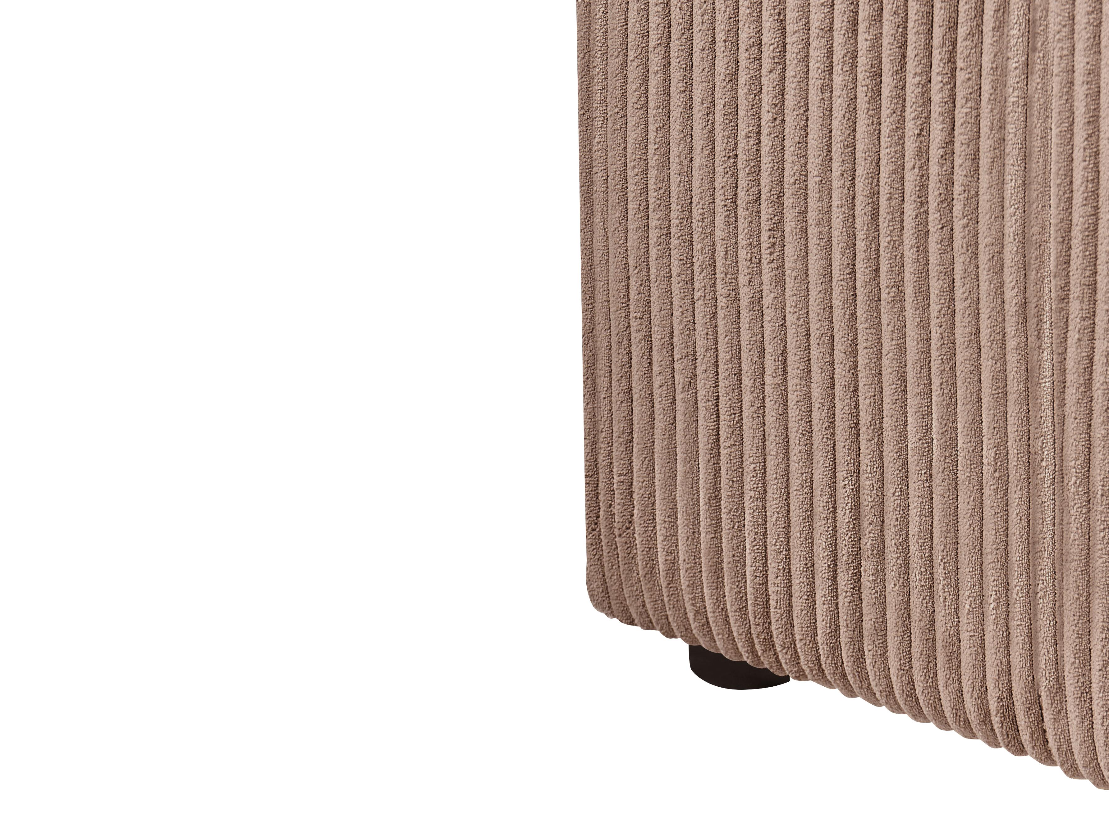 Modulaire hoekbank 4-zits LEMVIG Corduroy Zandbeige linkszijdig