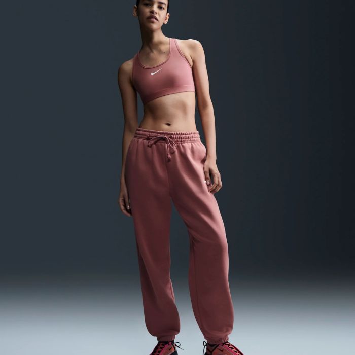Nike Dame BH Swoosh Medium Support Bra Pink