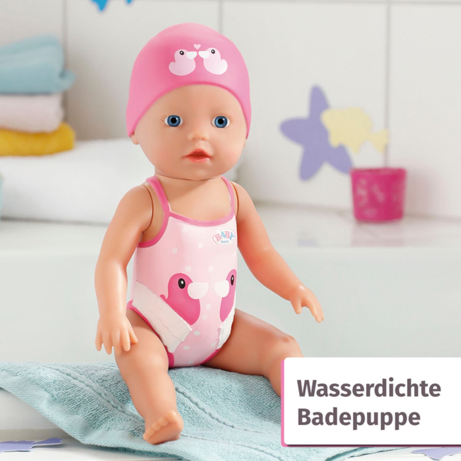 Baby Born Babypuppe »My First Swim Girl, 30 cm« schwimmt Kraul und Schmetterling