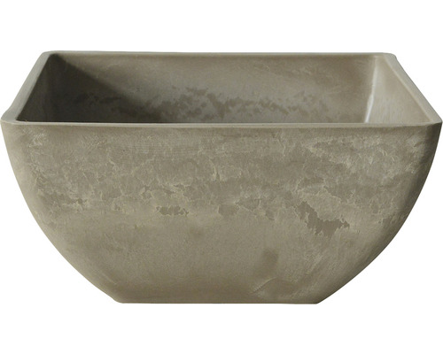 Lafiora kunststenen plantenbak 30 x 30 x 15 cm taupe