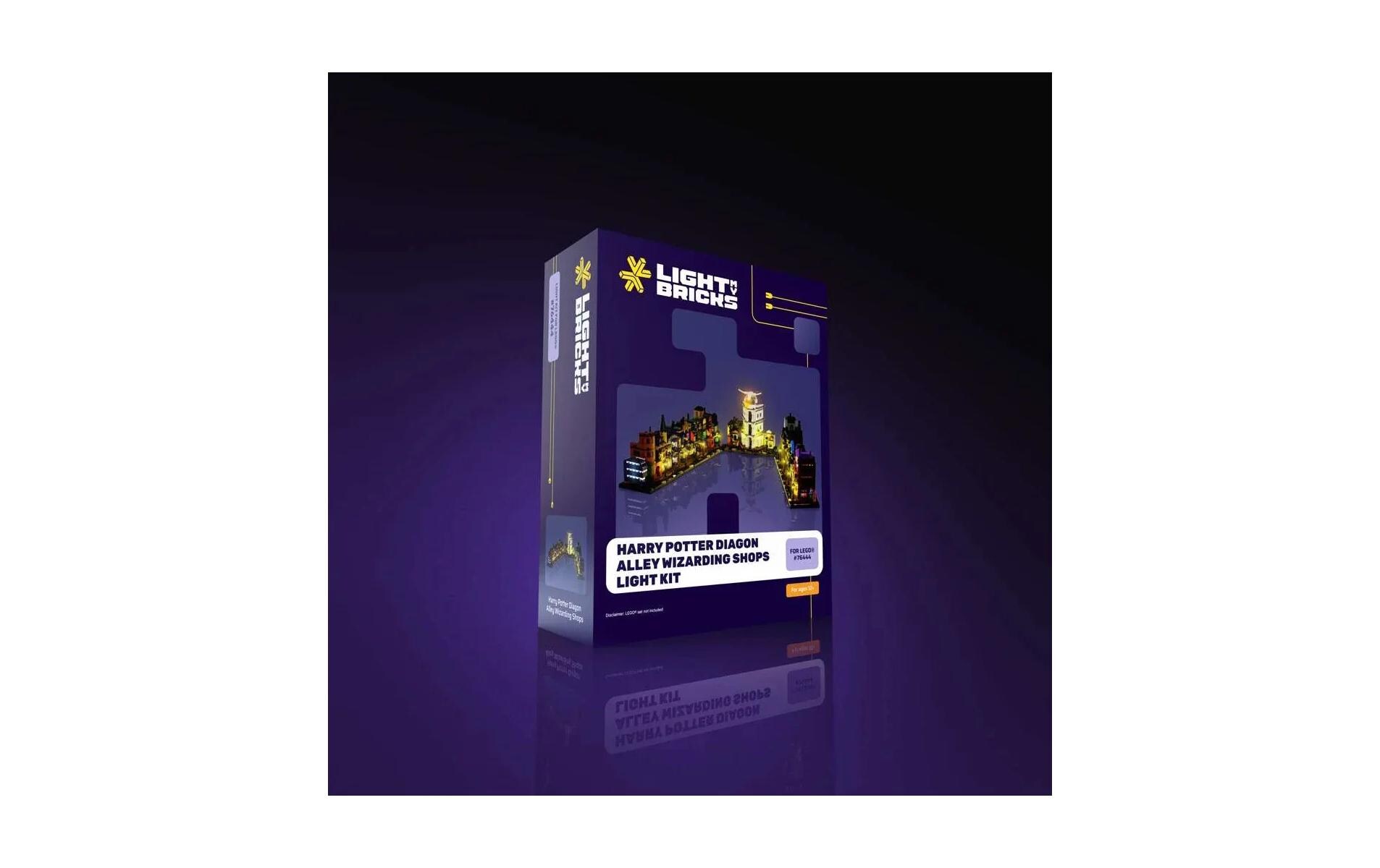 LED-Licht-Set für LEGO® HP Zauberläden LMB 2.0 103720<br>Licht-Set für Lego HP Zauberläden 76444