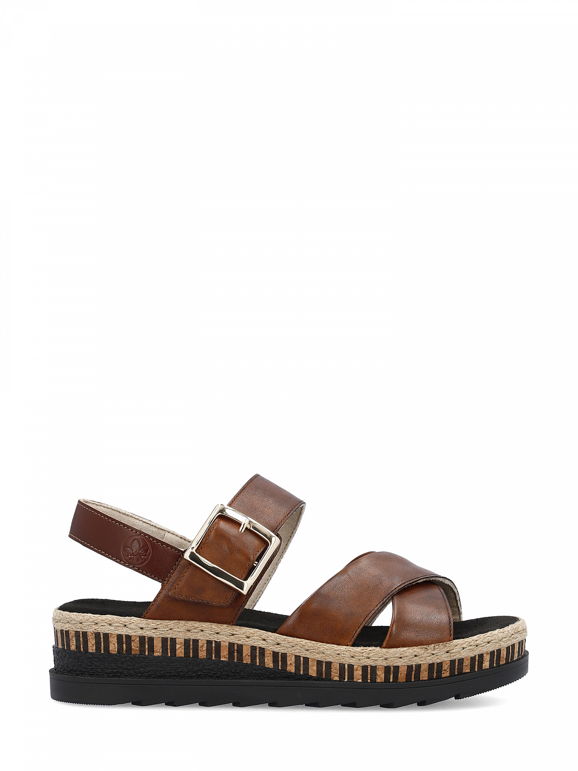 Rieker Arizona Sandal Brown Leather