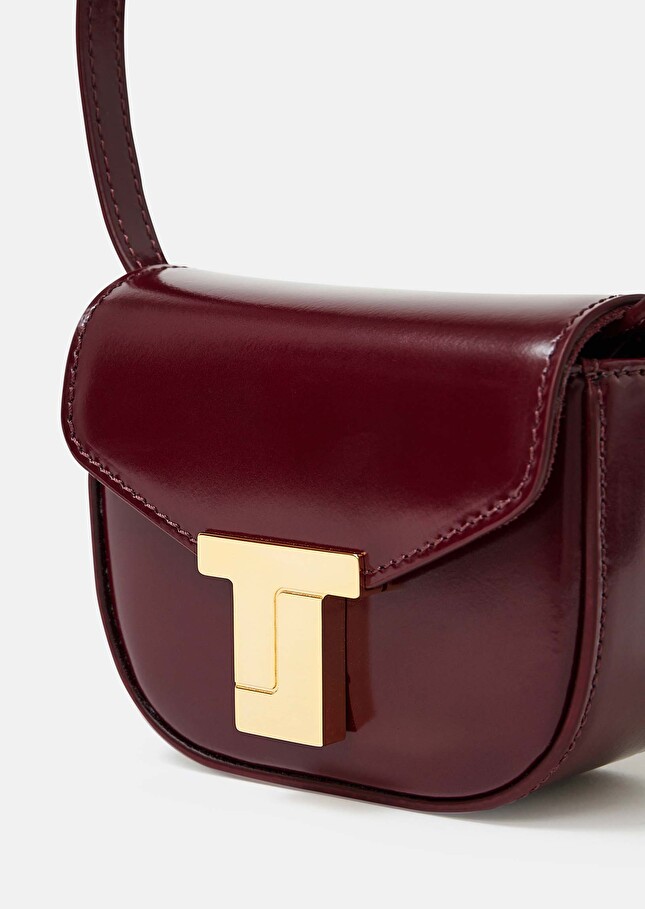 Sac 8 Bis minibordeaux en cuir