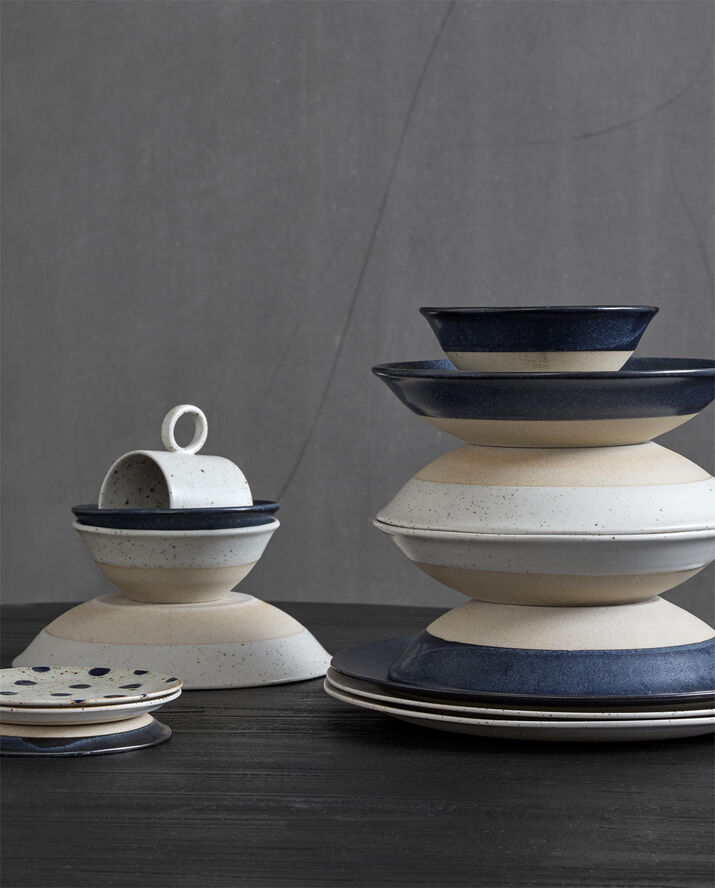 Nordal GRAINY soup plate, dark blue