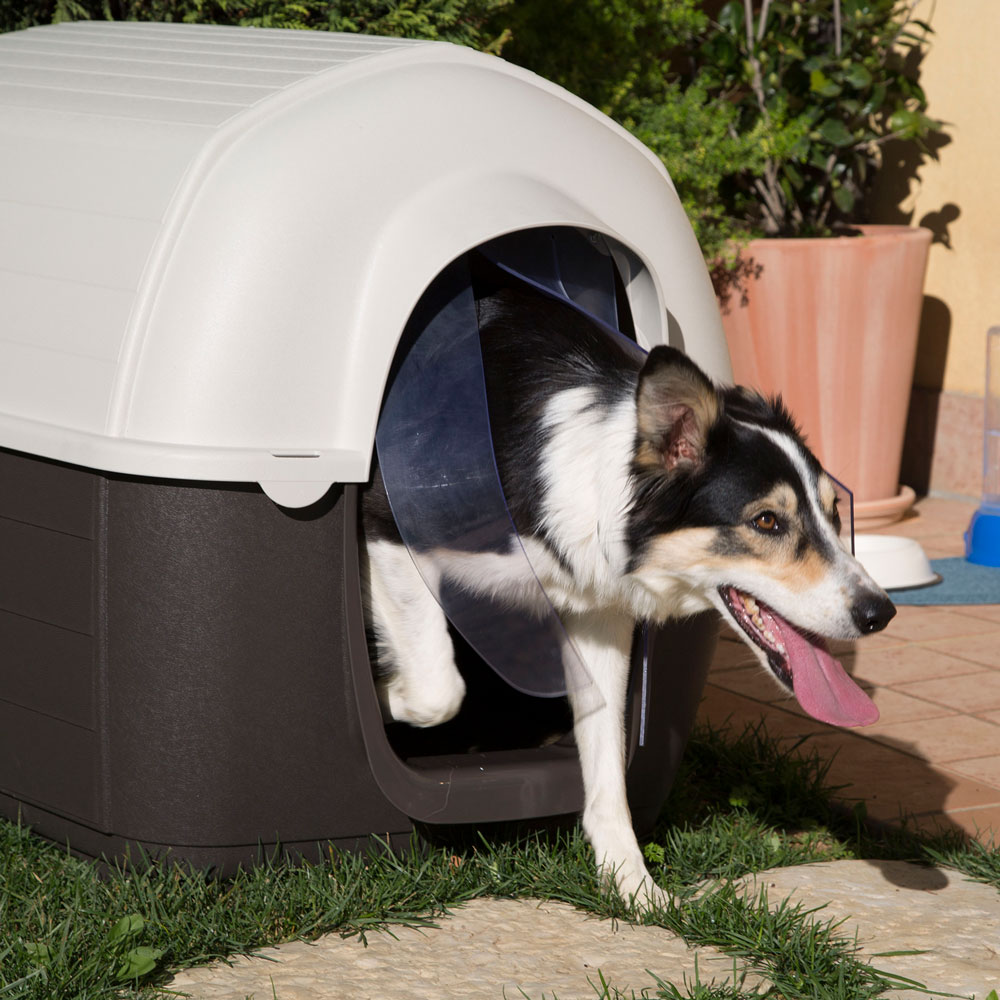 Porte en plastique pour niche chien chiens ferplast kenny door