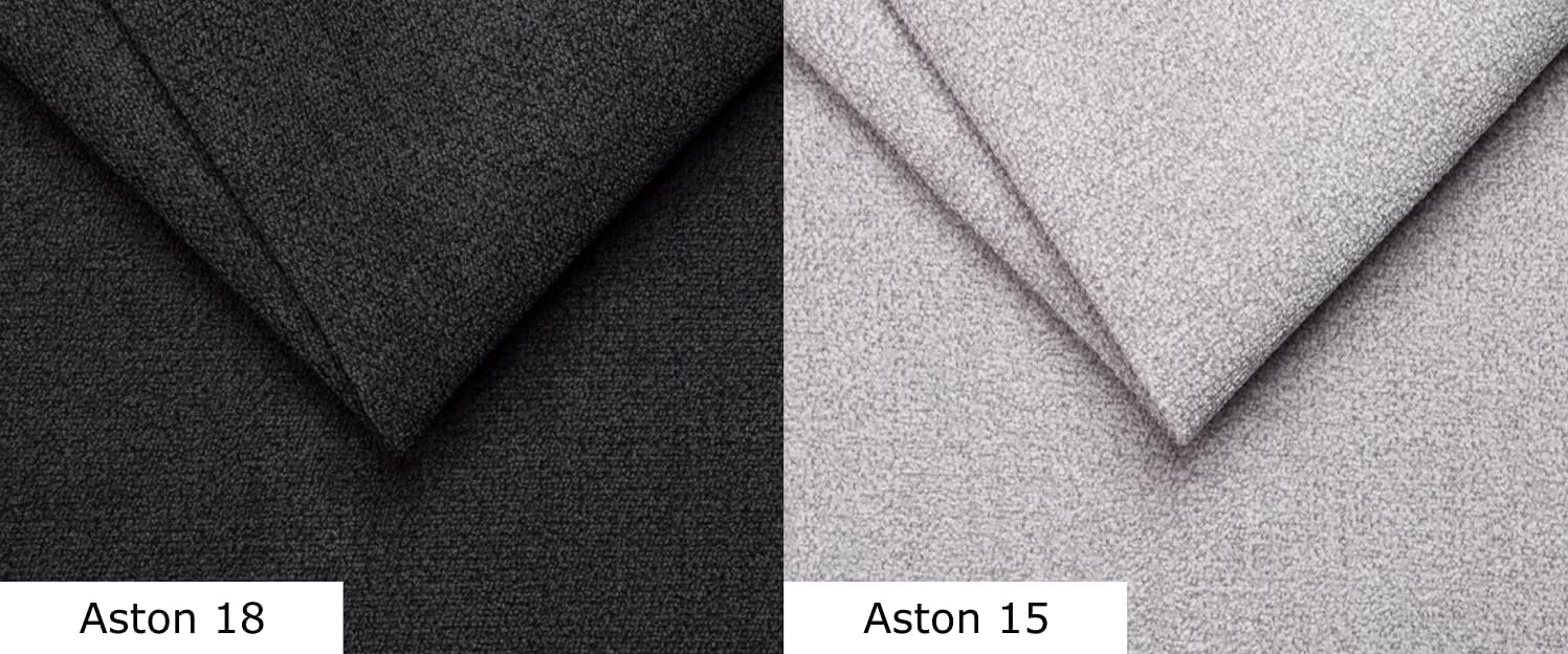 Robin Inspire Grand Ecksofa mit Schlaffunktion Bettkasten Kopfstützen Relaxfunktion 2 Hocker Sofa L-Form Schlafsofa Freistehende Eckcouch Schlafcouch Wohnzimmermöbel Wohnlandschaft Rechts Silber