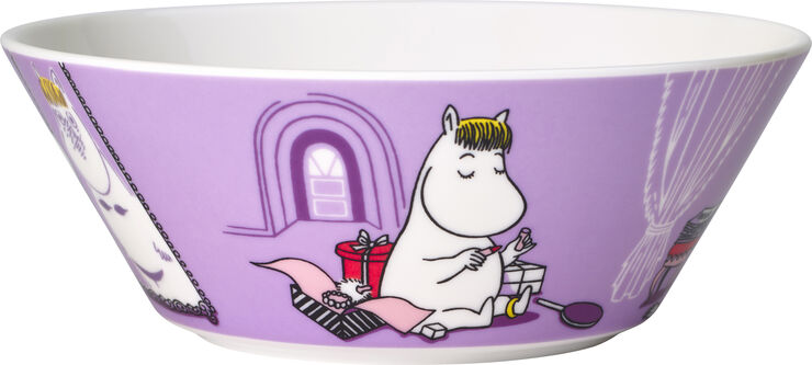Moomin Arabia Mumi 15 cm skål Snorkfrøken Lilla