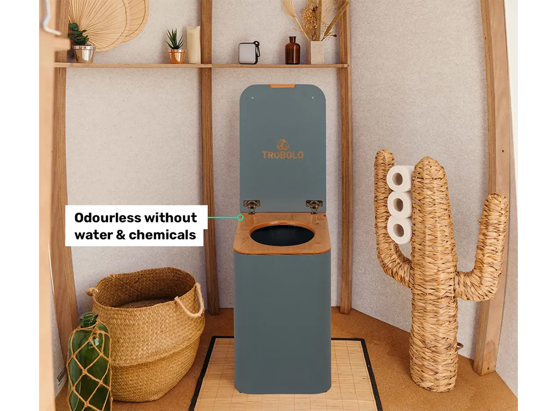 TROBOLO SilvaBlœm droogtoilet - grey