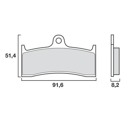 Plaquettes de freins Brembo Sinter Métal Fritté avant