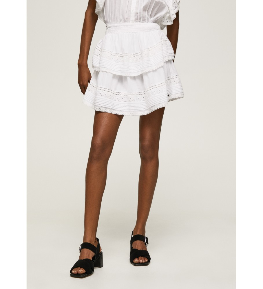 Pepe Jeans Falda Prana branca