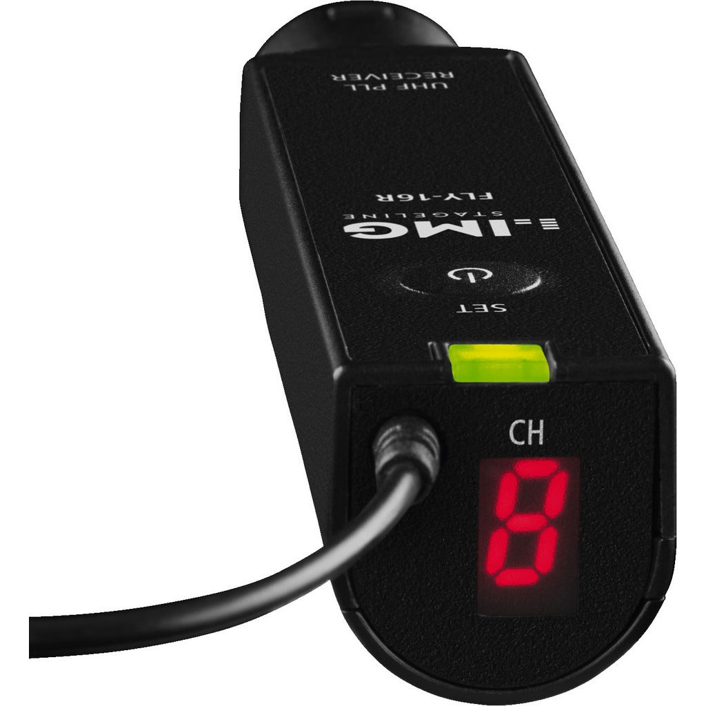 IMG Stageline FLY-16SET 16-kanaals PA audio zender en ontvanger