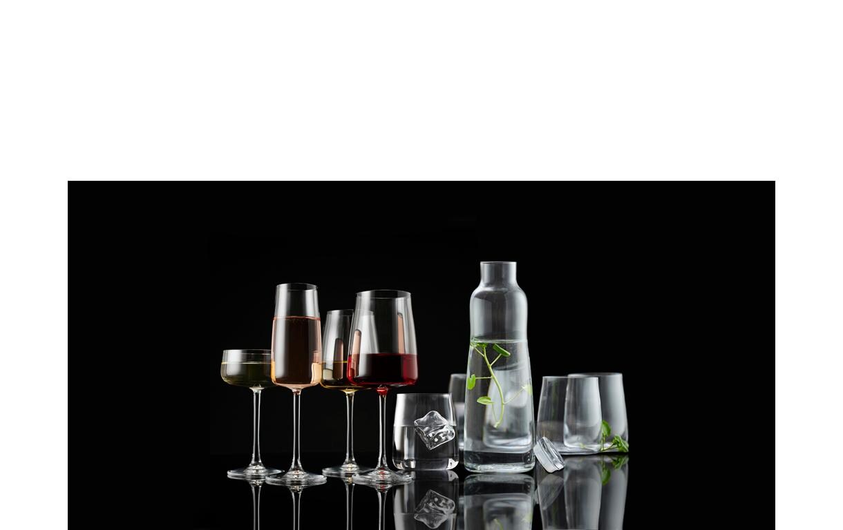 Champagnerglas Zero 4 Stück, 30 clSektgläser Set aus ultraklarem Kristallglas