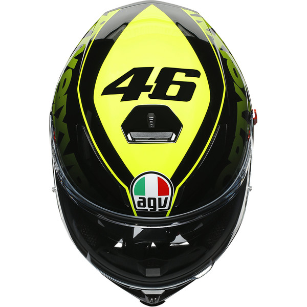 AGV - Casque K5 S Fast 46 Noir / Jaune / Kaki