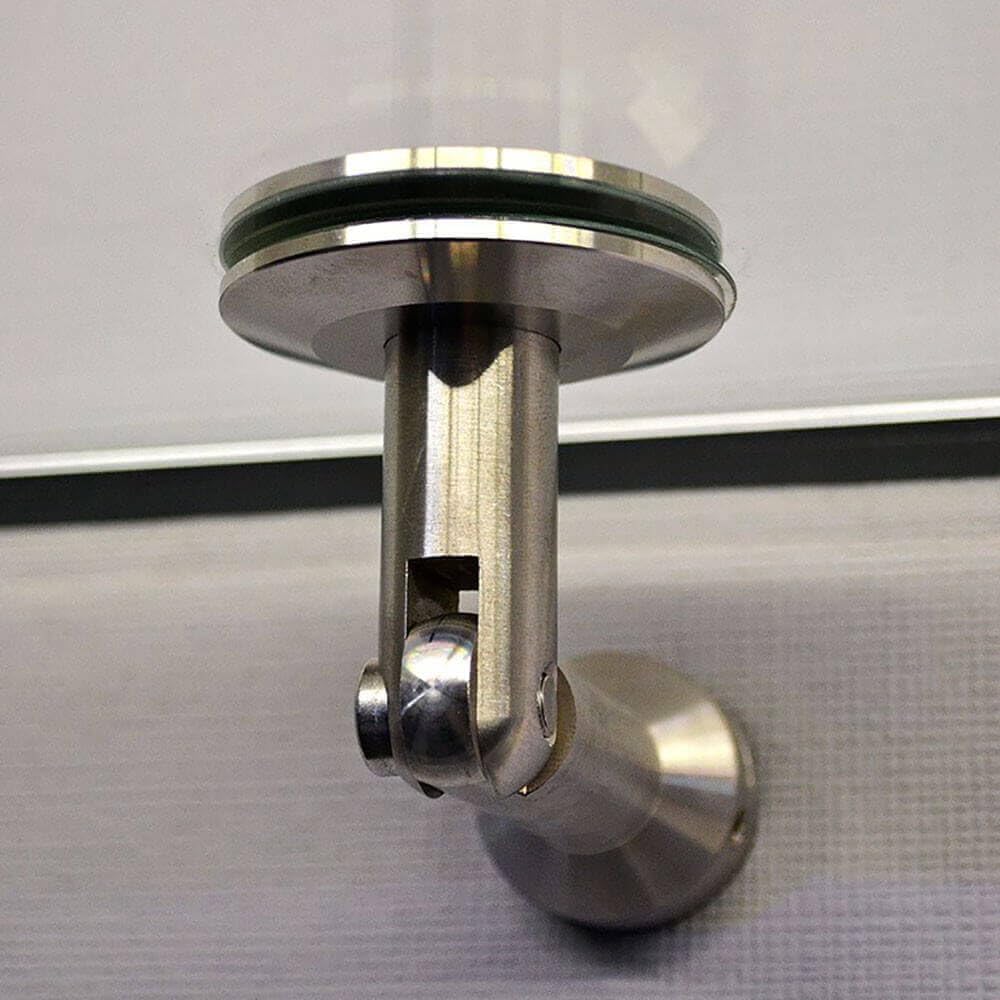 Home Deluxe - Glasvordach Klarglas - Maße: 150 x 90 cm - Verbundsicherheitsglas (VSG) - Verschiedene Größen - V2A rostfreies Edelstahlzubehör