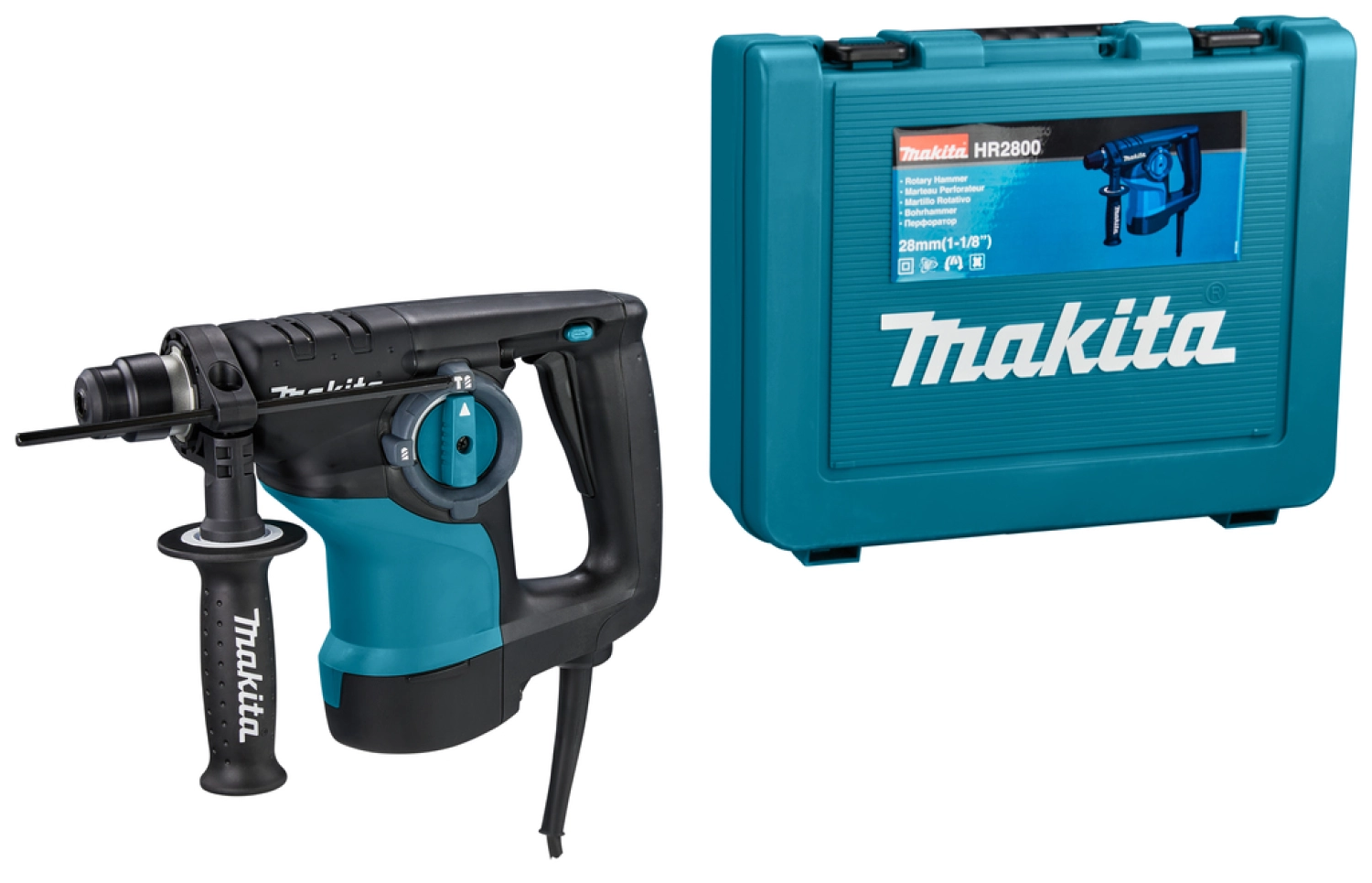 Makita HR2800 SDS-plus Boorhamer in koffer - 800W - 2,8J