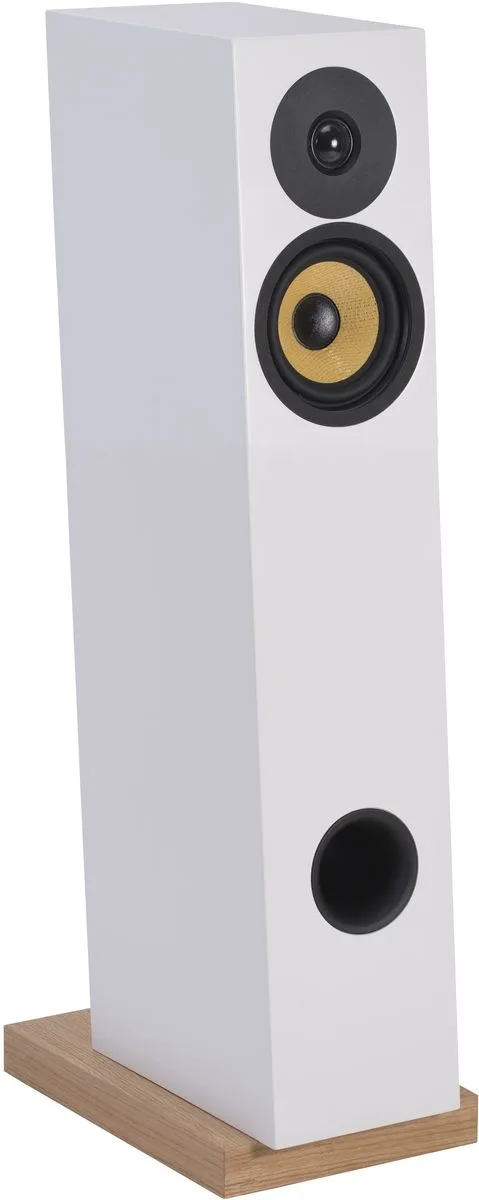 Davis Acoustics Courbet N°4 Blanc Satiné (la paire) Enceintes colonne