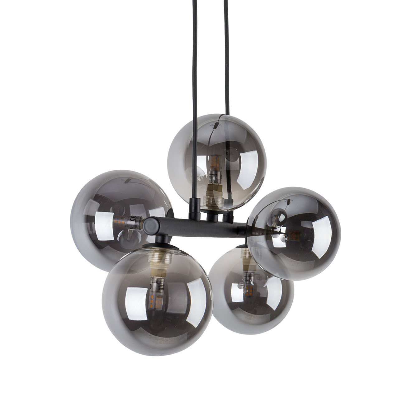 Micadoni Suspension Alioth noir/graphite - 27x63x115 cm