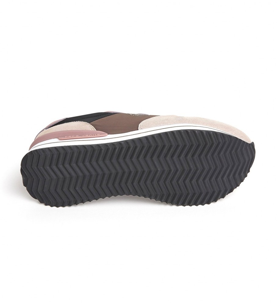 Tênis Pepe Jeans Rusper Queen de couro multicolorido